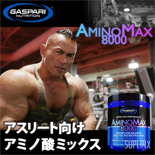 アミノマックス 8000（プロテインミックス）325粒 約40日分 Amino Max 8000 Gaspari Nutrition