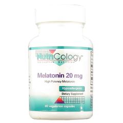 gj 20mg 60 Melatonin 20mg@NUTRICOLOGY Melatonin 20mg 60 NutriCology j[gRW[