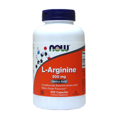 Lアルギニン 250粒 L-Arginine 500mg NOW（ナウ）【定期購入あり】