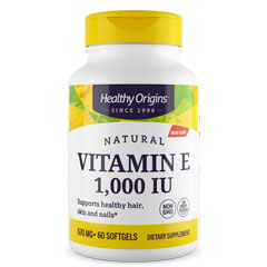 i` r^~E 1000IU Vitamin E 1000 IU (Natural) Mixed Toco 60 Healthy Origins wV[IWY