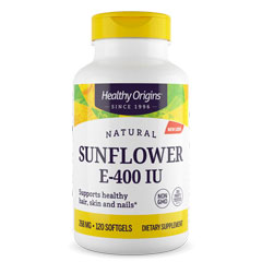i` Tt[ r^~E 400IU Vitamin E 400 IU Sunflower 120 Healthy Origins wV[IWY