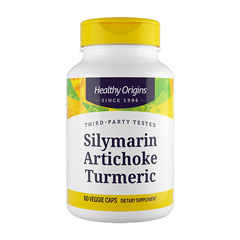 �V���}���� �A�[�e�B�`���[�N�i���N�A�U�~�j �E�R���i�^�[�����b�N�j 60�� Silymarin Artichoke Turmeric�@Healthy Origins �w���V�[�I���W���Y