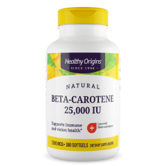 x[^Je 25000 IU 180 Beta-Carotene@Healthy Origins wV[IWY