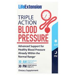 gvANV ubhvbV[ AM30 PM30 Triple Action Blood Pressure 60i30j Life Extension CtGNXeV