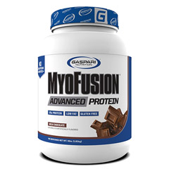 マイオフュージョン アドバンスト プロテイン ※ミルクチョコレート 1.81kg (約48杯分) MyoFusion Advanced Protein 4 lb. Milk Chocolate Gaspari Nutrition ギャスパリニュートリション