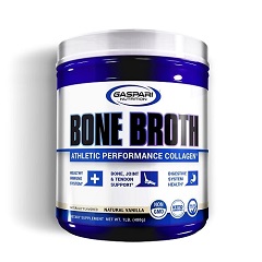 {[uXiAX`bNptH[}XR[Qj i` oj 480g Bone Broth Athletic Collagen  Natural Vanilla Gaspari Nutrition