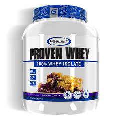 v\u zGCizGCAC\[gj veC u[x[Ru\ 1.81kg i55tj Proven Whey 4lb 100% Whey Protein Isolate Blueberry Cobbler Gaspari Nutrition