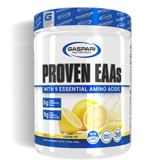 v[u EAA  ACX 390g 30  Proven EAAfs w/ 9 Essential Amino Acids Lemon Ice 30s 390g  Gaspari Nutrition