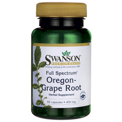 �t���X�y�N�g���� �I���S���O���[�v ���[�g 400mg Full Spectrum Oregon Grape Root 400mg 60�� Swanson �X�����\��