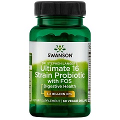 Xet@ K[m̃AeBbg 16voCIeBNXiFOS)z 32CFU 60 Dr. Stephen Langer´s Ultimate 16 Strain Probiotic 60 Vcaps Swanson