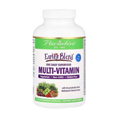 �m �����T�C�Y �n �A�[�X�Y�u�����h �}���`�r�^�~���i�S�����j 120�� Eatrhs Blend Multi-Vitamin No Iron Paradise Herbs �p���_�C�X�n�[�u