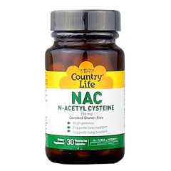 NACiN-AZ`VXeCj750mg 30 NAC, N-Acetyl Cysteine 750 mg COUNTRY LIFEiJg[Ctj