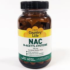 m TCY nNACiN-AZ`VXeCj750mg 60 NAC, N-Acetyl Cysteine 750 mg COUNTRY LIFEiJg[Ctj