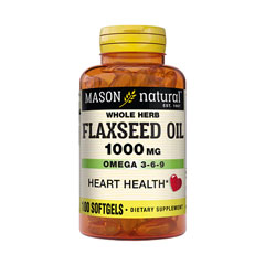 �I�[�K�j�b�N �t���b�N�X�V�[�h�I�C���i�����m���j�@1000mg 100�� Flaxseed Oil Mason Vitamins�i���C�\���r�^�~���Y�j
