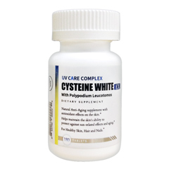 【定期購入あり】システインホワイトEX （シダエキス配合）500mg 180粒 Cysteine White EX with Polypodium Leucotomos Health Doctor U.S （ヘルスドクターユーエス）