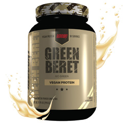 グリーンベレー（ 植物性/ プラント プロテイン / ヴィーガンプロテイン ） バニラ　1032g GREEN BERET 2lb 30 servings artificial vanilla REDCON1（レッドコン ワン）