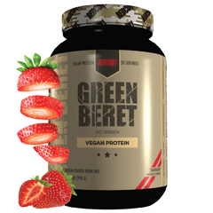 グリーンベレー（ 植物性/ プラント プロテイン / ヴィーガンプロテイン ） ストロベリー　930g GREEN BERET 2lb 30 servings strawberry REDCON1（レッドコン ワン）