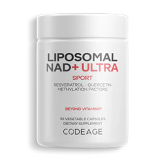 ���|�]�[�}�� NAD+ �E���g�� 90�� Liposomal NAD+ ULTRA�@CodeAge�i�R�[�h�G�C�W�j