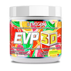 EVP 3D (�m���X�e�B�� �v�����[�N�A�E�g�j ���V�g���X�L�����f�B 500g EVP-3D Non-Stim Pre-Workout EVOGEN�i�G�{�W�F��/�G���H�W�F���j