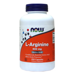 Lアルギニン 250粒 L-Arginine 500mg NOW（ナウ）【定期購入あり】