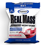 リアルマス ウェイトゲイナー ストロベリーミルクシェイク 4.45kg （約20回分） RealMass Advanced Weight Gainer 12 lb Strawberry Milkshake Gaspari Nutrition