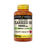 �I�[�K�j�b�N �t���b�N�X�V�[�h�I�C���i�����m���j�@1000mg 100�� Flaxseed Oil Mason Vitamins�i���C�\���r�^�~���Y�j