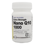 エキストラストレングスナノQ10 (高吸収型CoQ10） 100mg  60粒（約60日分）  Extra Strength Nano Q10 1000 Health Doctor U.S