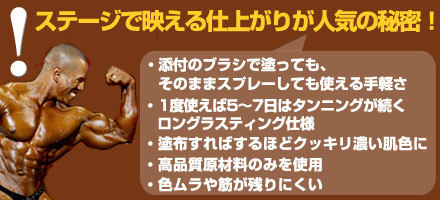 プロタン オーバーナイト コンペティション カラー 250ml(インスタントカラー&セルフタンニング)